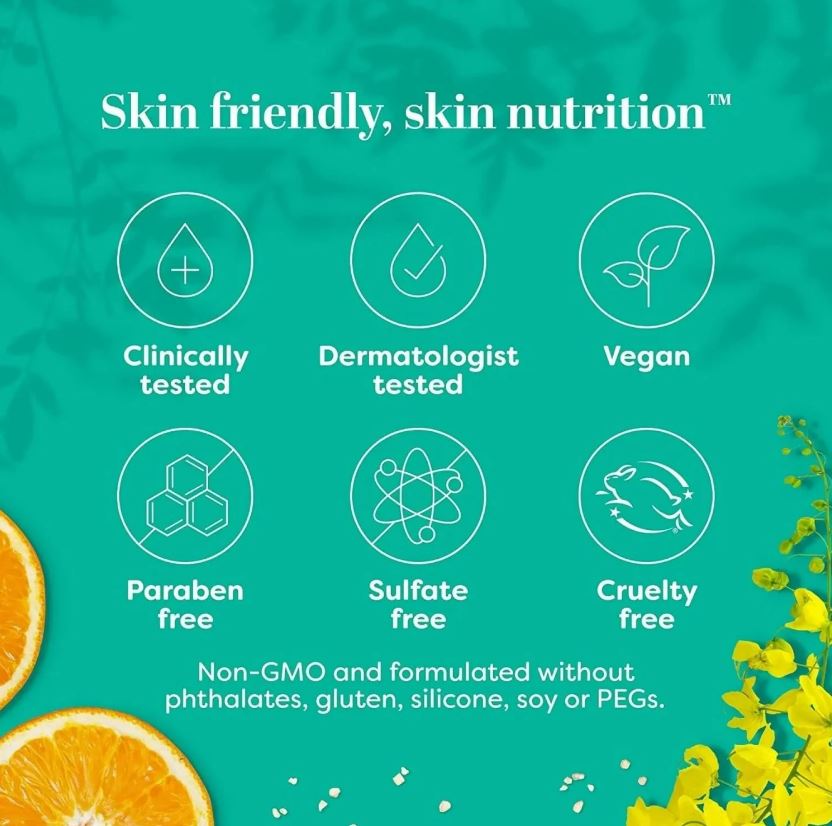 Vitamin C Facial Serum, Anti-Aging Blend for Brighter-Looking Skin with Soothing Squalane, 1 fl oz